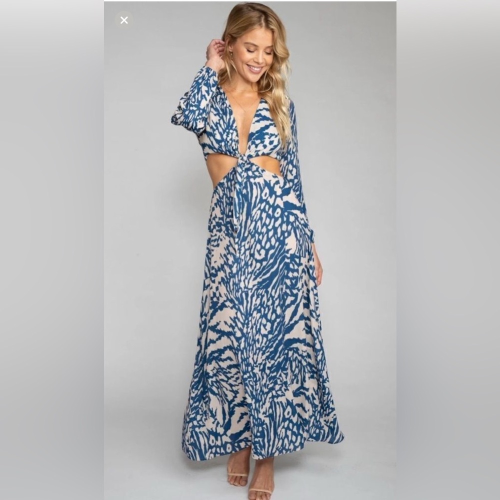 RESA Noelle Maxi Dress CAPRI size S